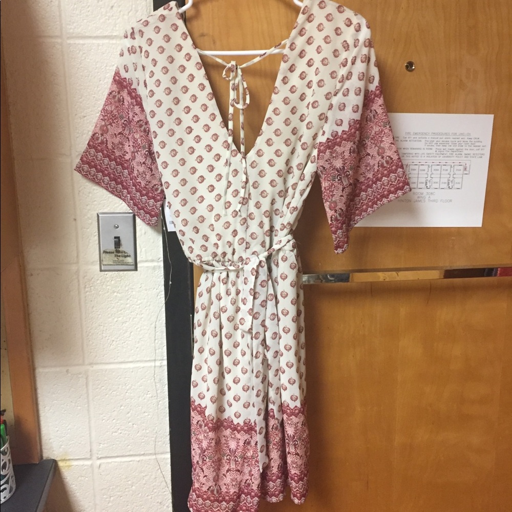 Patterned Charlotte Russe dress NWT